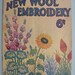 RESERVED RESERVED Vintage 1920s 1930s Embroidery Book 20s 30s - Leach's New Wool Embroidery - floral designs