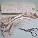 Antique Vintage Box 1920s Linen Lace Thread - 7 Skeins - W & J Knox, Scotland