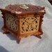 spaulted cherrywood and ash music box