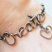 Oxidized. Copper. Wirewrapped. Create. Heart. Bracelet.