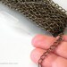 5 Feet---Chain, Antiqued Brass