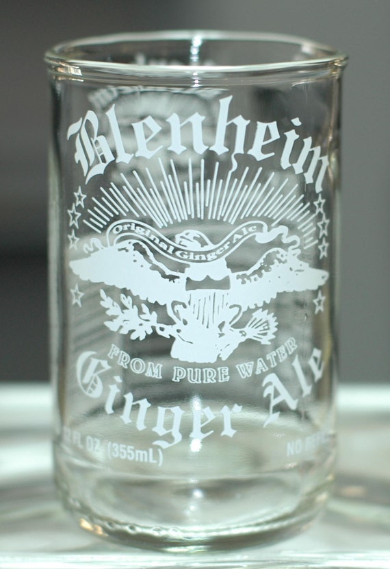 YAVA Glass Recycled Blenheim Ginger Ale Bottle Glass
