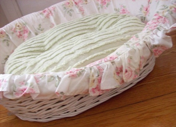 htf rachel ashwell simply shabby chic pet bed pink roses htf rachel ashwell simply shabby chic pet bed pink roses