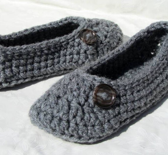 gray ballet slippers