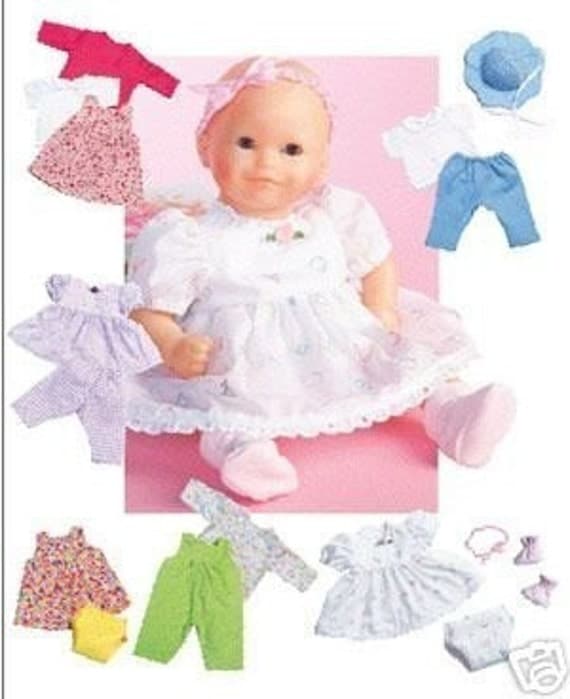 DOLL CLOTHES PATTERN Sew for Bitty Baby Bitty Twins and