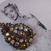 GoRGeouS ViNTaGe ToPaZ RHiNeSToNE PiN