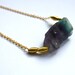 sale-SUPERSTITION flourite chunk necklace