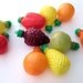 Set of Vintage Fruit Candy Containers