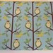 owl / iPad Sleeve / Japanese fabric / iPad Case / ipad cover blue