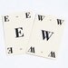 vintage craft supplies- 35 alphabet letter game cards