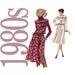 80s Dress Vintage Pattern 36B Vogue 9870