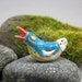 Singing BlueBird...Porcelain Pendant/Necklace