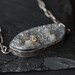 Druzy Diamond Necklace in Sterling Silver and 14kt Gold