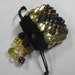 Scalemail Dice Bag of knitted Dragonhide Armor Brown Pheonix on hold for Vane