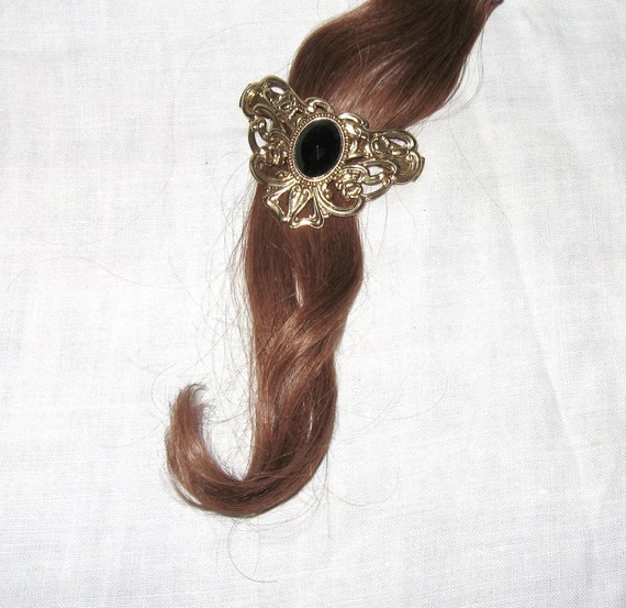 Large Vintage Hair Barrette Made in France by VintageGaloreAndMore