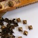 Metal Studs 9x9mm 150 pcs Antique Brass