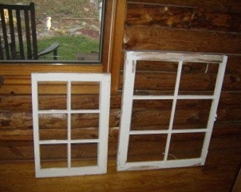 Repurposed, Vintage, Antique, Old Window Panes For the Arts and Craft