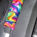 Liquid Rainbow luggage handle wrap