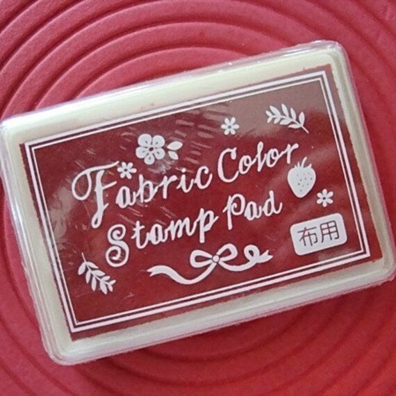 Stamp Pad For Fabric Fabric Color Stamp Pad Red