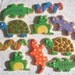 REPTILE COOKIE FAVORS - Reptile Decorated Cookie Favors - Alligator Cookies - Frog Cookies - Snake Cookies - Turtle Cookies - Lizard Cookies - 15 Cookies
