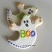 Reserved for Tresa-----Ghost Decorated Cookies - Halloween Cookies - Halloween Cookie Favors - 1 Dozen