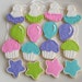 Reserved for Jamie----Mini Birthday Decorated Cookies - Birthday Cookie Gift - 16 Cookies
