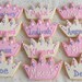 Prince and Princess Crown Cookies - Crown Cookie Favors - Princess Crown Cookies - Prince Crown Cookies - 1 Dozen