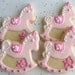 Rocking Horse Cookies - Baby Shower Cookie Favors - 1 Dozen