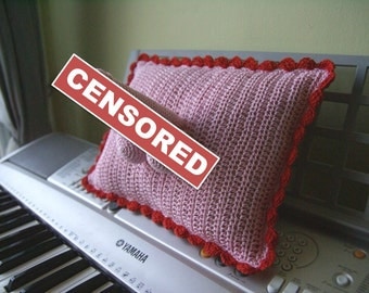 Original Gifts - Warning - Adults Only - Crocheted Willypillies - Penis Pillow