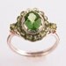 Grassy Green Peridot Ring
