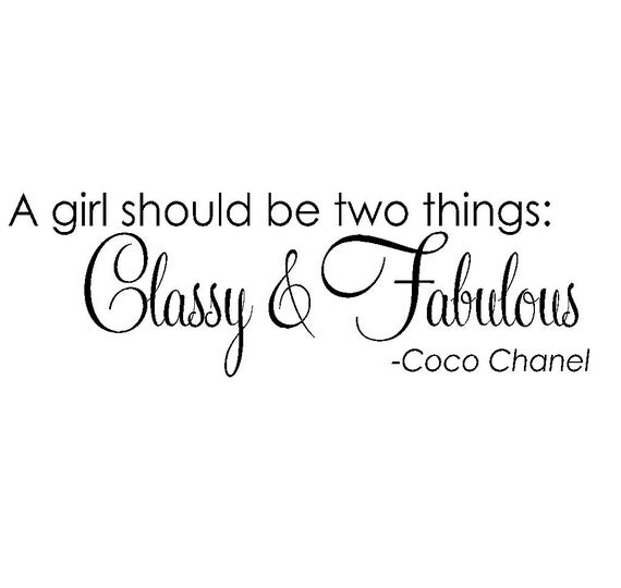 Items similar to II Classic - Classy and Fabulous - Coco 