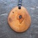 Natural Wood Pendant - Rowan - for Magical Protection.
