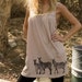 Zebras Galore on Alternative Apparel Vintage SUPER Soft Tunic