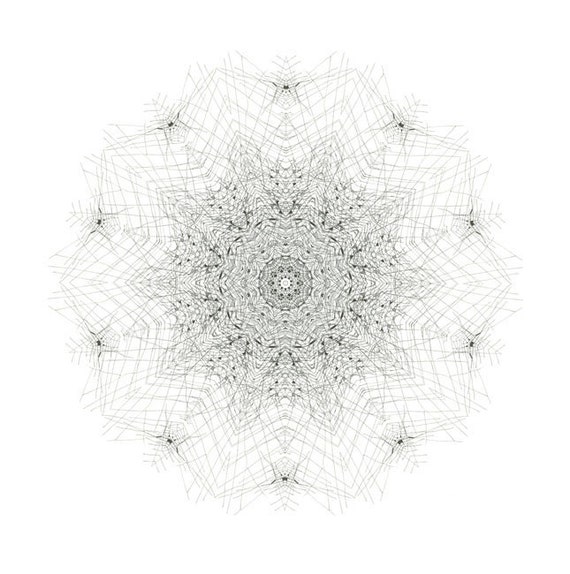 Alium mandala design abstrakte kunst von sarahgiannobile auf etsy