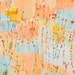 Summer in Chicago Mixed media Painting Colorful art mixed media art peach painting gold painting original painting 12 inches x 24 inches