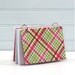 SALE 4 x 6 Index Card or Note Card Binder, Preppy Pink Plaid