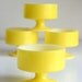 Set of Four Vintage Yellow Ice Cream Bowls