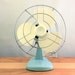 Vintage Baby Blue Metal Fan