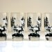 Mid Century Modern Holiday Deer Tumblers