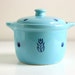 Mid Century Aqua Cronin Casserole Dish