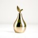 Vintage Brass Pear Bell
