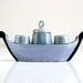 Vintage Lusterware Salt and Pepper Shaker Boat