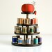 Vintage Wood Sewing Organizer