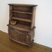 Hutch, country style, , dollhouse miniature, twelfth scale,