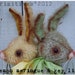 Primitive Mohair Easter Bunny Rabbit Doll