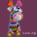Amigurumi Pattern - Rainbow Giraffe.