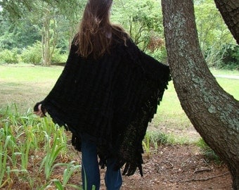The Morticia Poncho