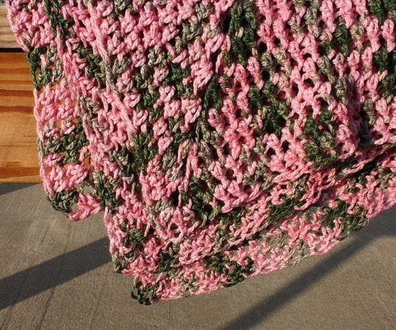 crochet summer baby pattern blanket for Crochet baby and crochet blanket, baby camo pink baby blanket, afghan,