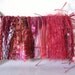 Specialty Yarn Fiber Bundle Sweet Valentine for Embellishment/Scrapbooking/Crafting