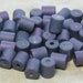 LIMITED VINTAGE 7x6mm Blueberry Japanese Ceramic Cylinder Beads 20 Grams